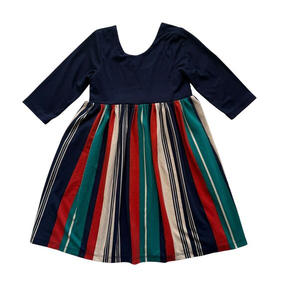 Peyper Kids Striped Swing Dress Size 6 - Picture 1 of 5